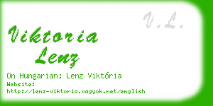 viktoria lenz business card