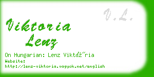viktoria lenz business card